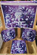 Cute purple snowman for sale  Frazeysburg