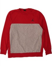 Moletom JORDAN masculino grande vermelho colorblock algodão DM61 comprar usado  Enviando para Brazil
