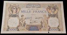 1000 francs 1938 d'occasion  Soyaux