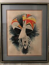 Kathleen S.E. Pintura em aquarela original Maydak iate barco, assinado, emoldurado comprar usado  Enviando para Brazil