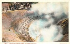Cartão postal antigo cratera do vulcão de lama Yellowstone Park Wyoming WY J. E. Haynes comprar usado  Enviando para Brazil