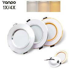 Downlight LED empotrado iluminación techo habitación foco punto redondo decorativo para segunda mano  Embacar hacia Mexico