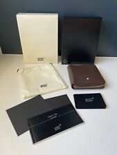 Montblanc leather wallet for sale  LEIGH