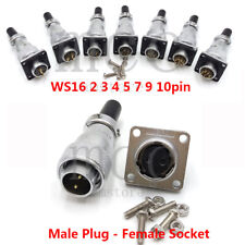 WEIPU WS16 2 3 4 5 7 9 10 pinos plugue de aviação + conector de cabo de soquete, plugue de cabeça a granel comprar usado  Enviando para Brazil