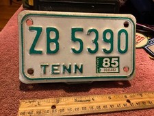Tennessee motorcycle license for sale  Columbus