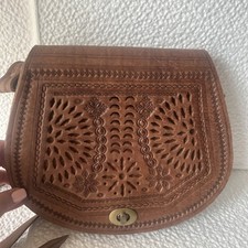 Moroccan leather bag for sale  SELBY