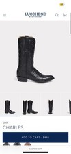 Lucchese crocodile boots for sale  Plant City