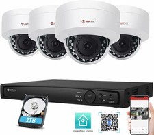Używany, Zestaw monitoringu zewnętrznego Anpviz, 4 sztuki, biały towar B na sprzedaż  PL