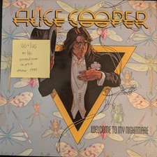 Alice Cooper Welcome To My Nightmare Vinyl Record VG+/VG ANCL 2011 1975 comprar usado  Enviando para Brazil