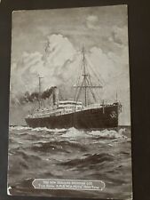 Cartão postal da Marinha Mercante Companhia de Navegação da Nova Zelândia RMS Ruapehu 1800, usado comprar usado  Enviando para Brazil