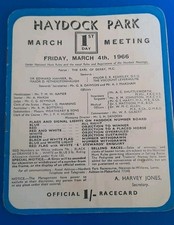 Haydock race card for sale  MANSFIELD