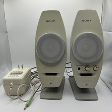 Alto-falantes Sony Vaio computador desktop com fio esquerda e direita PCVA-SP4 com adaptador A/C comprar usado  Enviando para Brazil
