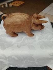 Wooden pig hand for sale  LLANDOVERY