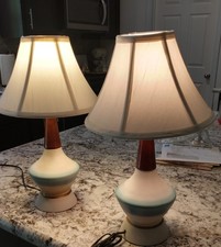 lamps pair 1950 1960 s for sale  Milaca