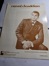 Lustres de cristal partituras vintage Charlie Pride muito bom estado B2 comprar usado  Enviando para Brazil