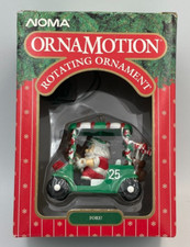 Ornamento de Natal rotativo Noma OrnaMotion entusiasta de golfe Papai Noel Fore! comprar usado  Enviando para Brazil