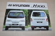 Folheto via satélite Hyundai H100 pick-up bus van comercial Prospekt Bélgica comprar usado  Enviando para Brazil