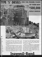 1941 Snake River Gold Dredge Yankee Fork Idaho Photos Ingersoll Diesels Print Ad comprar usado 1941 Snake River Gold Dredge Yankee Fork Idaho Photos Ingersoll Diesels Print Ad comprar usado  Enviando para Brazil