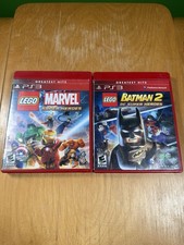 Lote de jogos LEGO PS3 - LEGO Batman 2 DC Superheroes & LEGO Marvel Superheroes comprar usado Lote de jogos LEGO PS3 - LEGO Batman 2 DC Superheroes & LEGO Marvel Superheroes comprar usado  Enviando para Brazil