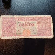 Banconota italiana luogotenenz usato  Riolo Terme