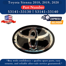 Logotipo emblema grade dianteira Toyota Sienna radar 2018, 2019, 2020 fabricante de equipamento original 53141-33130 comprar usado  Enviando para Brazil