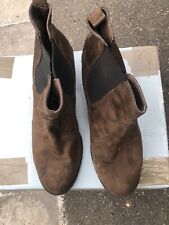 Bottines daim marron d'occasion  Antony
