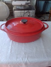 Cocotte fonte ovale d'occasion  Lagord