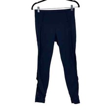 Usado, Leggings femininas Athleta tamanho pequeno azul nylon/lycra elastano malha buraco na fechadura comprar usado  Enviando para Brazil