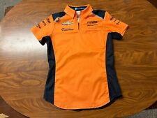 CAMISA FEMININA CORRIDA USADA TEAM ARROW MCLAREN INDY RACING PIT CREW TAMANHO XS comprar usado  Enviando para Brazil