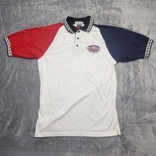 Camisa polo masculina Milwaukee Mile zona de velocidade média equipamento de corrida multicolor 100º ano comprar usado  Enviando para Brazil