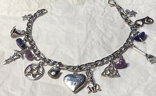 Pagan charm bracelet for sale  HEREFORD