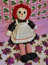 Boneca grande jumbo vintage pano feito à mão Raggedy Ann comprar usado  Enviando para Brazil