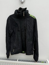 Superdry black windcheater for sale  READING