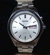 Relógio masculino Seiko Kinetic aço inoxidável (5M63-0B00, híbrido) JDM NOVO CAPACITOR, usado comprar usado  Enviando para Brazil