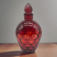 Vintage decanter ruby for sale  Naples