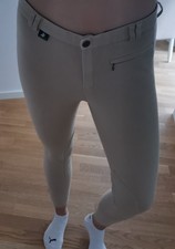 Reithose beige kniebesatz gebraucht kaufen  Frankfurt am Main