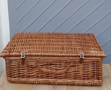 Vintage woven wicker for sale  KETTERING