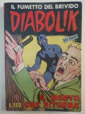 Diabolik prima serie usato  Palermo