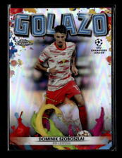 2021-22 Topps Chrome UEFA Golazo refrator Dominik Szoboszlai Liverpool comprar usado  Enviando para Brazil