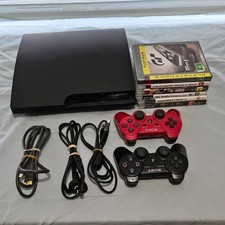 Playstation 3 - Pacote PS3 320GB CECH-3002B - 2 controles - 6 jogos - Testado comprar usado Playstation 3 - Pacote PS3 320GB CECH-3002B - 2 controles - 6 jogos - Testado comprar usado  Enviando para Brazil
