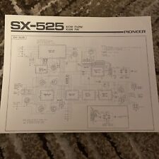 Pioneer 525 schematic for sale  Fort Wayne