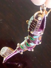 Pendentif poisson coloré d'occasion  Château-Chinon (Ville)