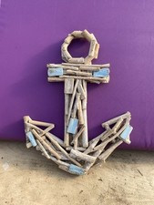 Wooden anchor decoration for sale  NORTHWICH