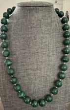 Malachite necklace vintage for sale  Huntington Beach