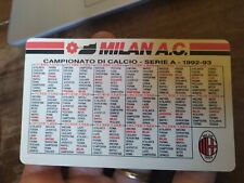 Calendario milan campionato usato  Vigevano