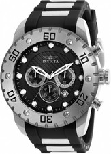 Invicta Pro Diver SCUBA cronógrafo GMT quartzo mostrador preto relógio masculino 20276 comprar usado  Enviando para Brazil