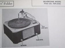 Silvertone 7152 phonograph for sale  Vermont