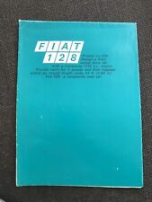 Fiat 128 brochure for sale Fiat 128 brochure for sale  POOLE