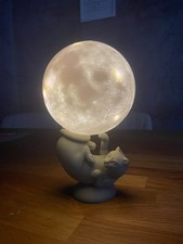 Nachttischlampe katze mond gebraucht kaufen  Dannenberg