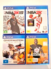 NBA 2K19 NBA 2K21 MADDEN 19 OVERWATCH ORIGINS EDITION 4 DISCOS Jogo Sony PS4 comprar usado  Enviando para Brazil